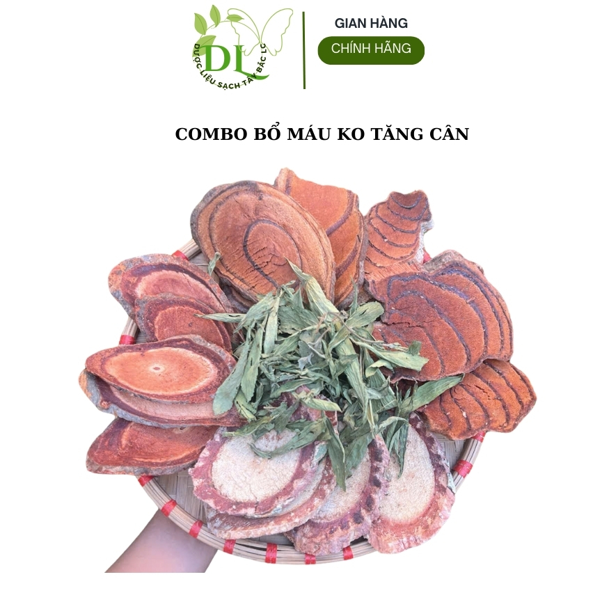 Cây bổ máu, cây lá nam bổ máu khô giúp lưu thông khí huyết, thiếu máu không lo tăng cân cho người th