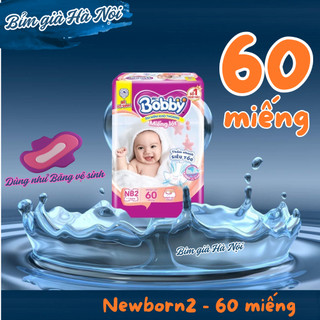  Lót Newborn 2 Bobby 60 miếng Huggies 108+6 dùng như BVS #huggies #bobby #newborn bobby #lót bobby #huggies #merzy #bobby 