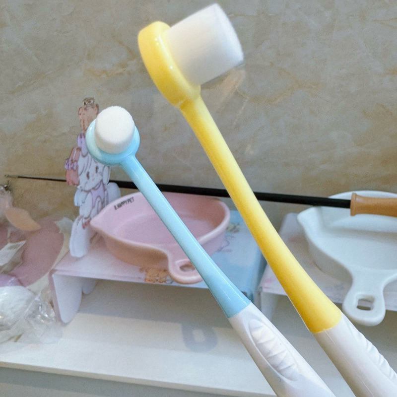 Bàn chải đánh răng cho chó mèo Dr.White - Bibongchon