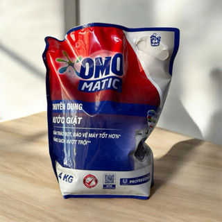  Omo nước giặt 4kg chuyên dụng cho máy cửa trên và cửa trước 