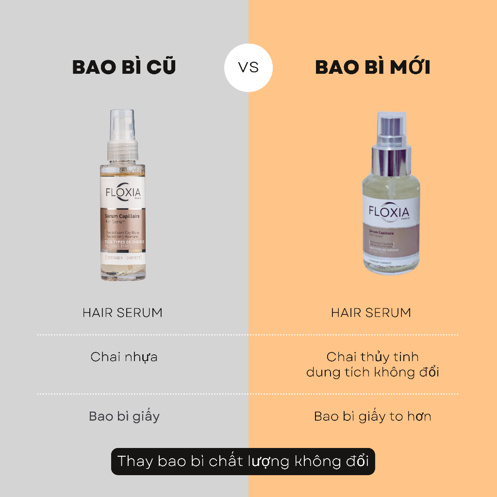 Serum FLOXIA HAIR SERUM 50ml phục hồi và chống rụng tóc