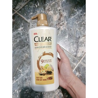 Dầu gội Clear thảo dược sạch gàu 9 loại thảo dược cổ truyền 630g
