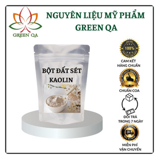  Bột đất sét Kaolin Đức - Cao lanh - Tăng bám màu mịn son sáp tóc mặt nạ ... Nguyên liệu Mỹ phẩm 