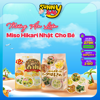   NHẬT BẢN  Miến ăn liền Miso Hikari 10 phần và 12 phần Nhật Bản 