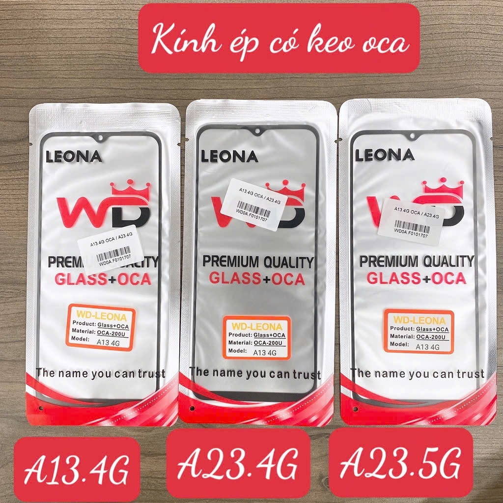 Kính samsung m23 5g, kính ép màn hình có keo oca sam sung m236, kính ép liền keo - SM-M236B, SM-M236