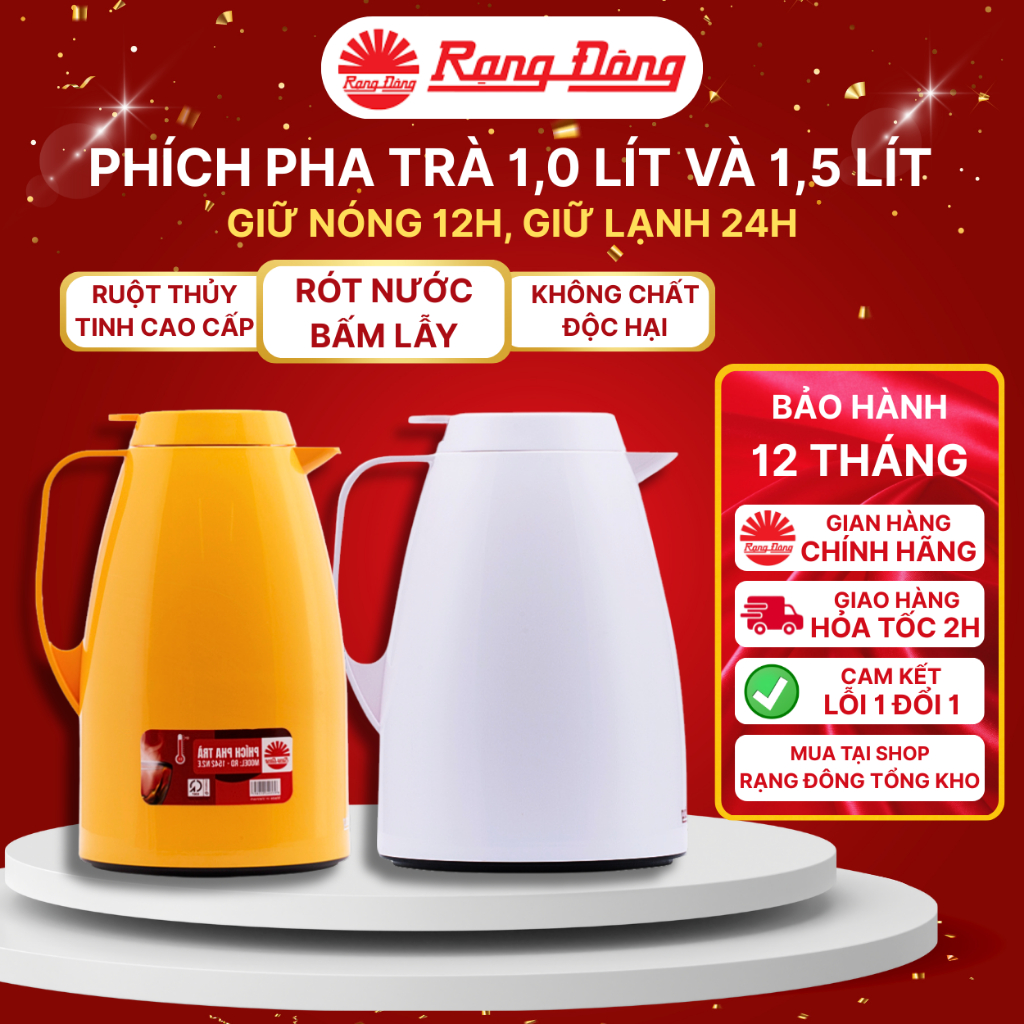 Phích pha trà Rạng Đông cao cấp, giữ nóng/ lạnh