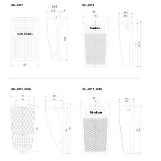 Công tắc bàn đạp Koino KH-8012 KH-8013 KH-8017 KH-8015 KH-8018 KH-8115