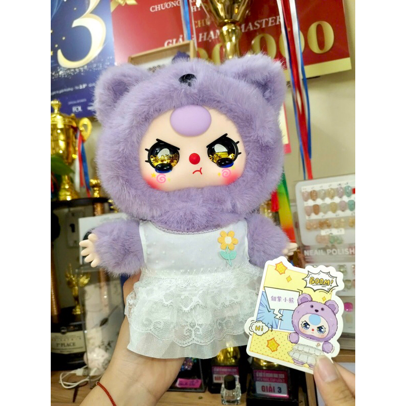 (sẵn ship hoả tốc ) baby three 400% v3 pass đã khui còn đủ box card