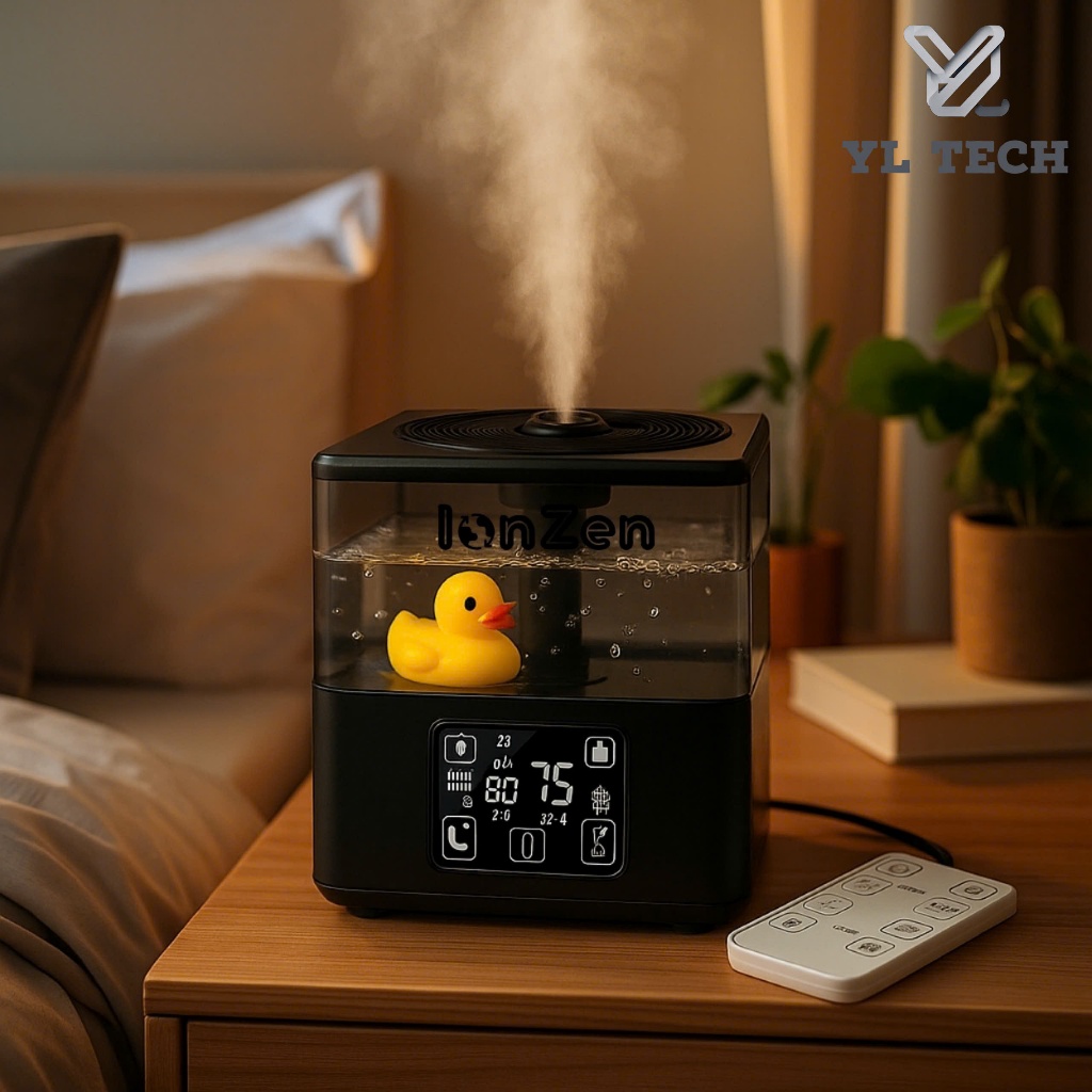 Máy tạo ẩm nóng/lạnh IonZen Việt Nam Gen 2, tạo ion âm, khuếch tán tinh dầu - Bảo hành 12 tháng