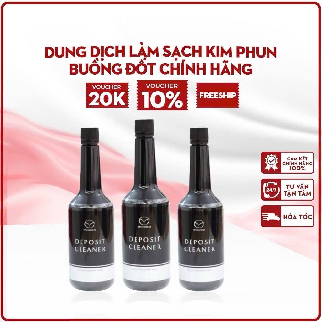 [Chính hãng] Dung dịch làm sạch buồng đốt và vệ sinh kim phun xăng Deposit Cleaner Mazda 200ml