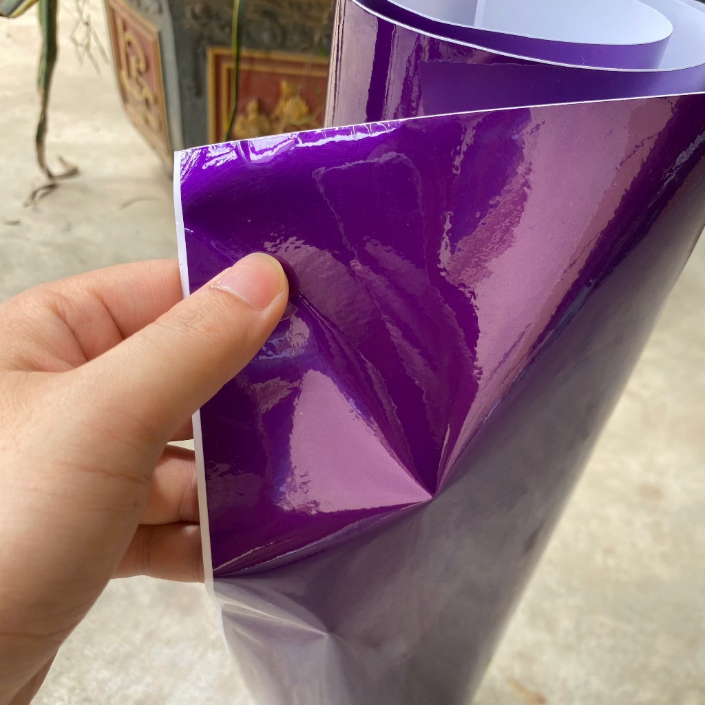 Decal Dán Xe - Decal Candy Màu Tím Cao Cấp Dán Trang Trí Xe Máy, Ô tô Cực Đẹp - Decal Dán Xe Máy