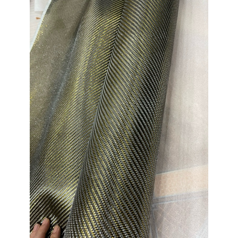 Vải carbon 3k240gsm  metalic vàng , xanh lam, xanh lá