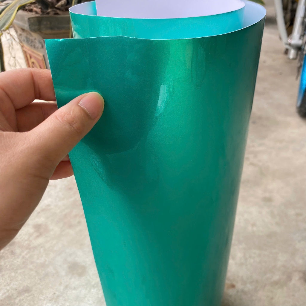 Decal Dán Xe - Decal Candy Xanh Lục Bảo Cao Cấp Dán Trang Trí Xe Máy, Ô tô Cực Đẹp - Decal Dán Xe Má