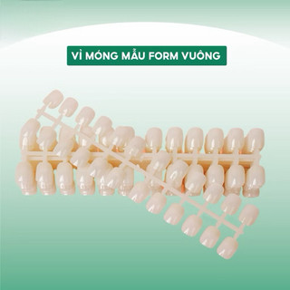 móng mẫu phom vuông tập sơn - Móng mẫu form vuông vẽ chuyên dụng