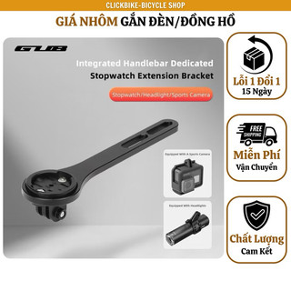 Pát / Giá gắn đèn, đồng hồ xe đạp đua ghi đông pô tăng liền khối