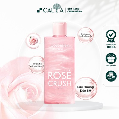 Gel Tắm COLORKEY Hương Hoa, Trái Cây Dưỡng Sáng Da - Colorkey Rosé Crush 400ml
