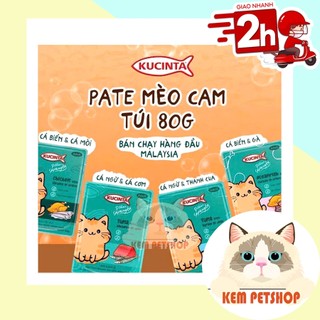 Pate Mèo Cam Kucinta Gói 80g cho mèo