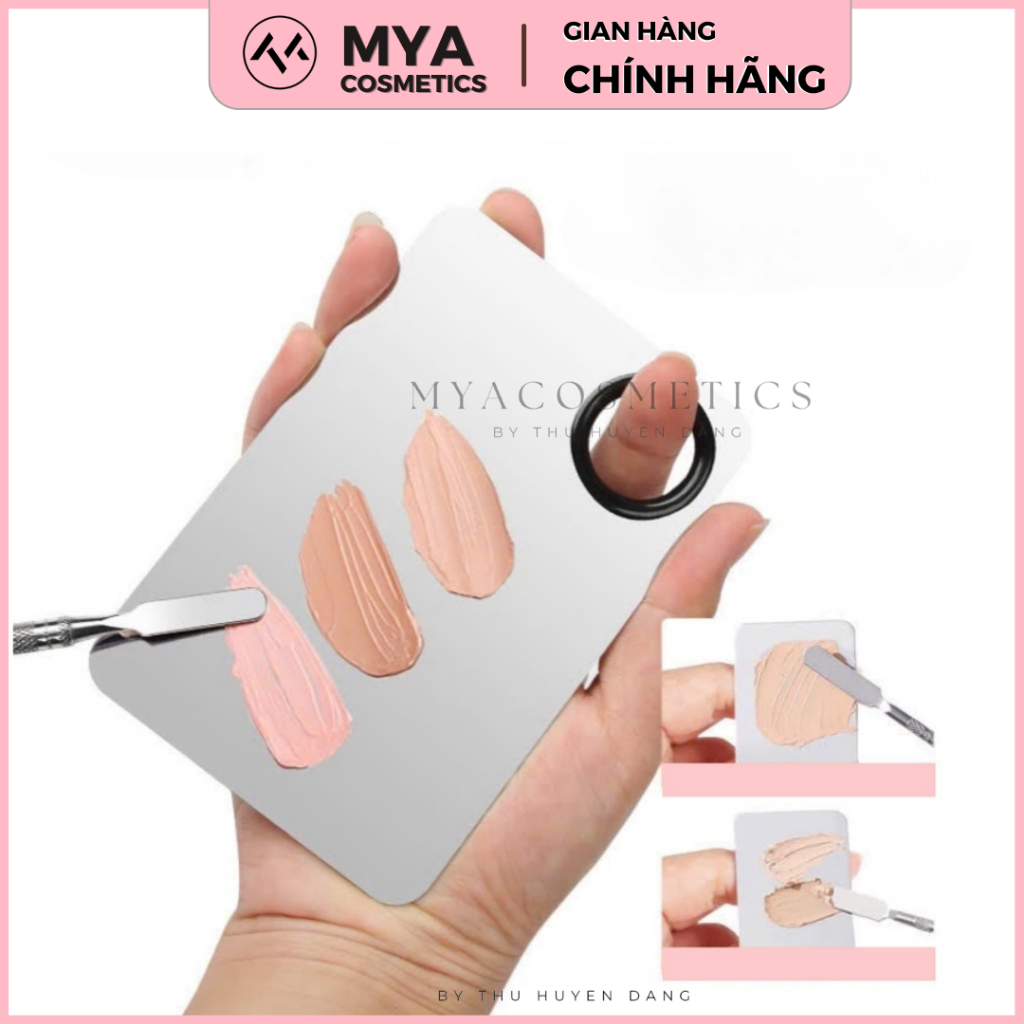 Khay Pha Trộn Nền Chuyên Nghiệp Pha Trộn Kem Nền, Bảng Màu Mắt, Màu Son