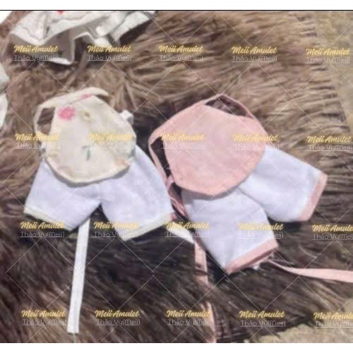 [5in] Sét yếm cột lưng cho búp bê 5in