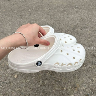MEOXINHSTUDIO [Ảnh Thật] / Dép Clog Unisex Crocs Baya Cao Cấp Tặng Kèm 10 Charm Random (Form To Lùi 1 Size)