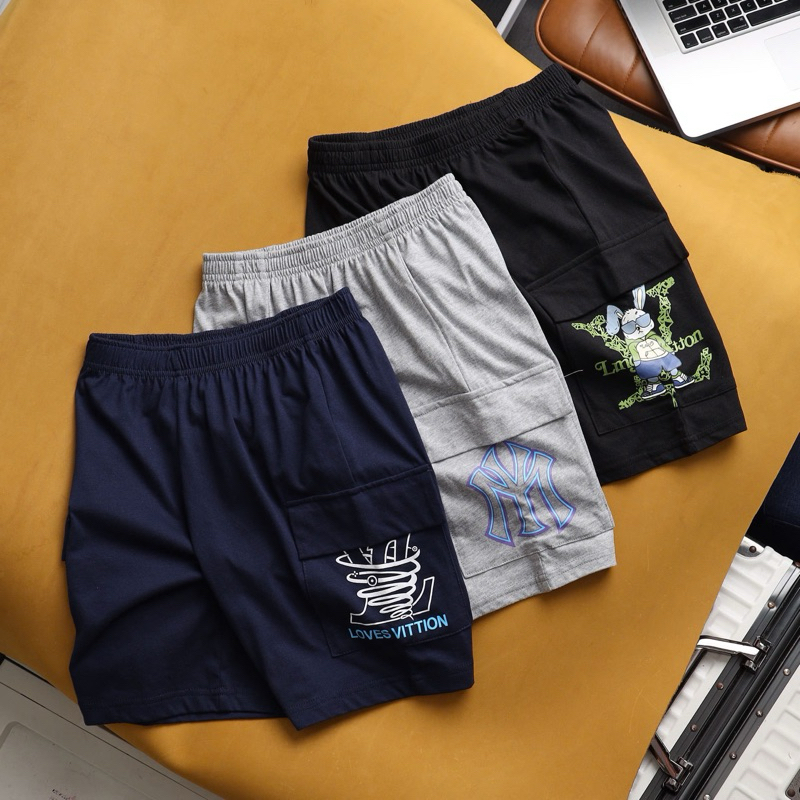 Quần cotton bé trai Janeshop xuất mềm mát size đại 23-57kg mã 102