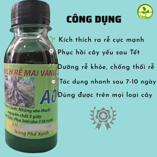  Thuốc kích rễ mai vàng giâm cành chiết cành A01 THIENMINH rễ đẹp mạnh đều 1 chai 100ml 