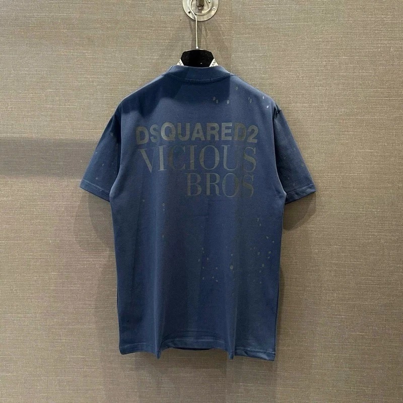 Áo phông nam nữ Premium Cotton PB in hoạ tiết chữ D2 Vicious vảy sơn loang hai mặt dày dặn boy phố | BigBuy360 - bigbuy360.vn
