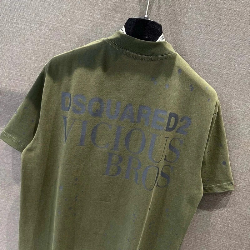 Áo phông nam nữ Premium Cotton PB in hoạ tiết chữ D2 Vicious vảy sơn loang hai mặt dày dặn boy phố | BigBuy360 - bigbuy360.vn