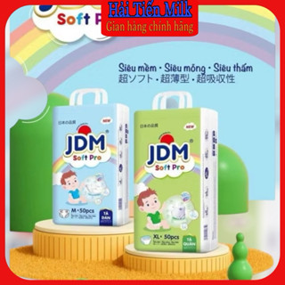  Bỉm quần JDM Baby diapers   bịch 50 miếng   sezi: M   L   XL   XXL   XXXL 