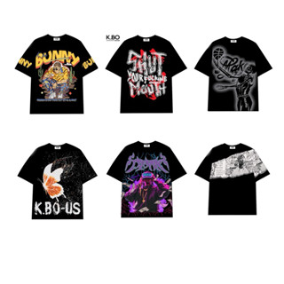 Áo Thun Nam Nữ x K.BO Unisex In Lụa Cực Chất - Áo Phông From Rộng Menswear Top Cổ Tròn