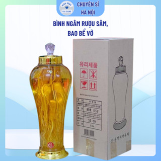  Bình Ngâm RƯỢU SÂM THỦY TINH 6L CÓ VÒI & KHÔNG VÒI    BAO BỂ VỠ   