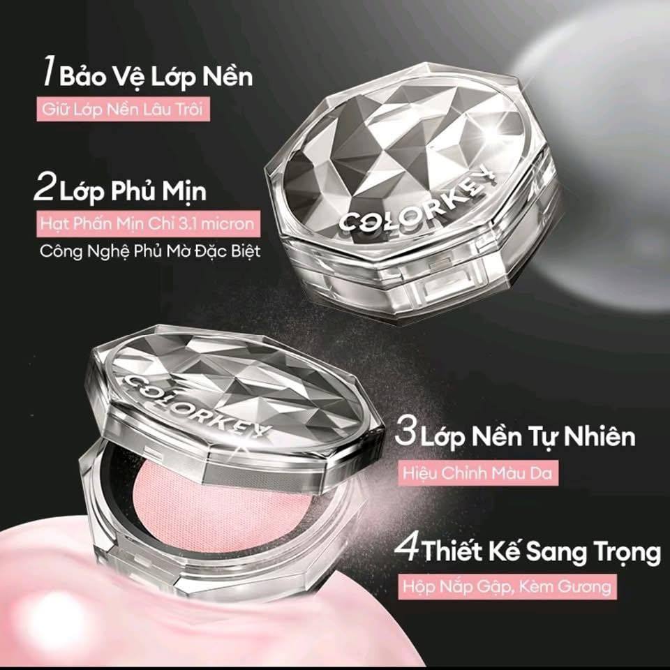 Phấn Phủ Colorkey Dạng Bột 8g
