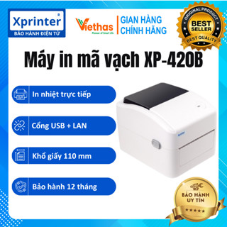   Bao giá Shopee  - Máy in Xprinter XP 420B in đơn hàng TMĐT in tem nhãn mã vạch in phiếu giao hàng ,... 