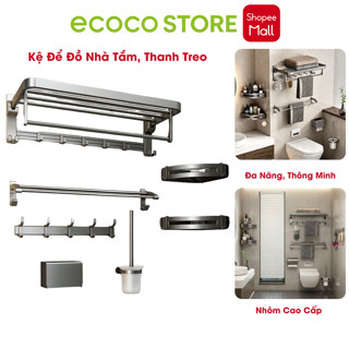 Kệ Để Đồ Nhà Tắm Hộp Đựng Giấy Vệ Sinh Giá Treo  ecoco Cao Cấp  Dán Tường Siêu Chắc Chắn Đa Năng