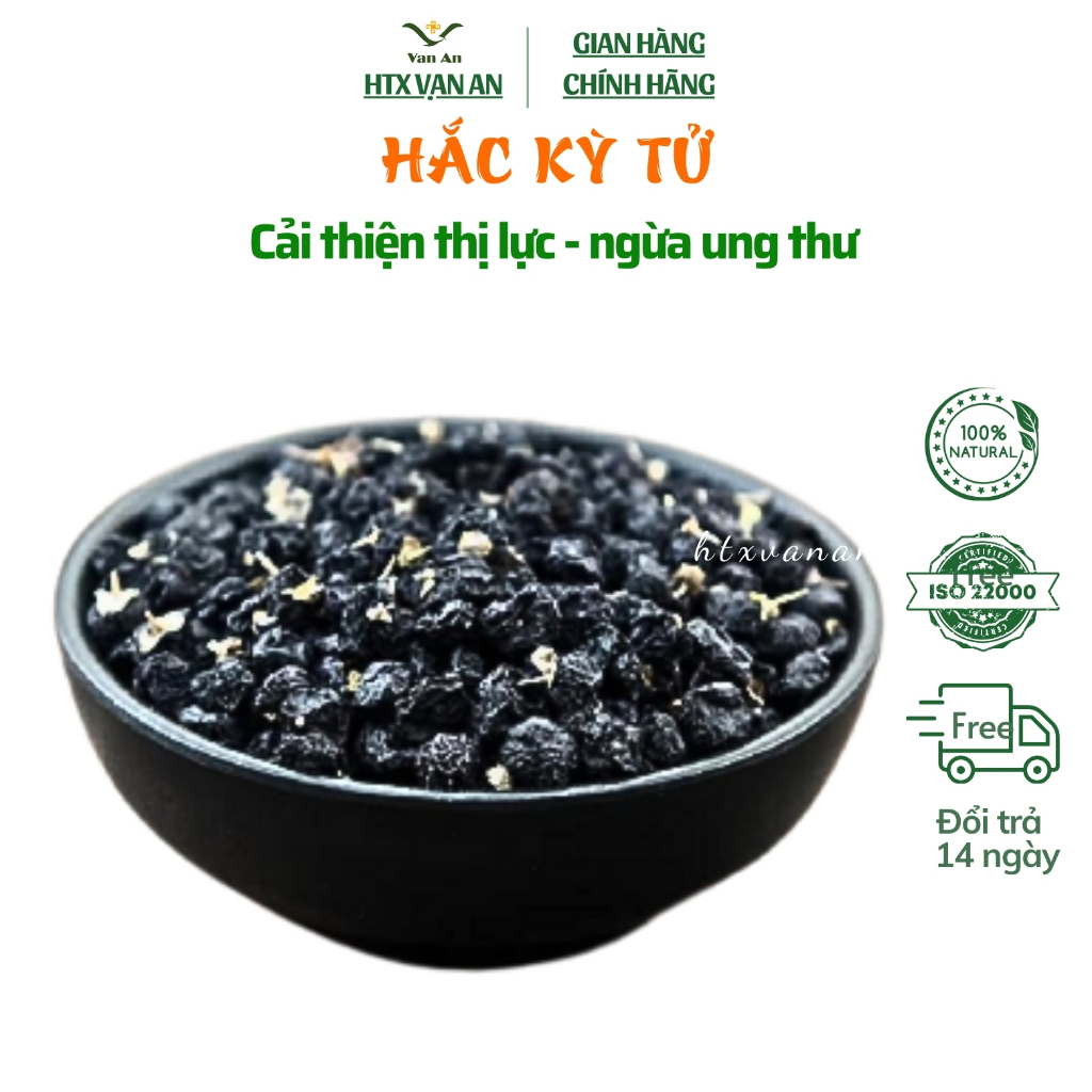 Hắc Kỷ Tử, ( 100G ), Vạn An chống lão hóa, cải thiện thị lực, cung cấp chất dinh dưỡng….
