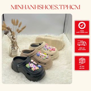  Dép sục đế dày dép bánh mì nữ đế độn siêu nhẹ tặng kèm STICKER  Mã 279   