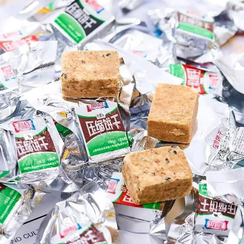 500G Lương Khô Mini Lila Mix Đủ Vị , Lương Khô Nén Tiện Lợi Thơm Ngon