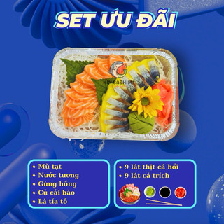 [HCM-GIAO HOẢ TỐC] combo 9x9 cá trích mix cá hồi