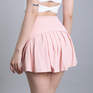Chân Váy Ngắn Thể Thao Nữ 2 Lớp Xếp Ly Tập Gym Yoga Pickleball, Tennis, Cầu Lông EVASPORT