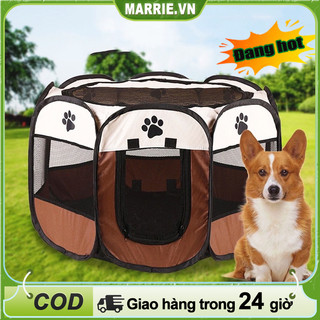  Chuồng Mèo Ổ Đẻ Cho Mèo Chó Gấp Gọn Chống Cào Dễ Vệ Sinh Di Động Hàng Rào Ngoài Trời Lều Thú Cưng Nhà Cho Có Thể Gập 