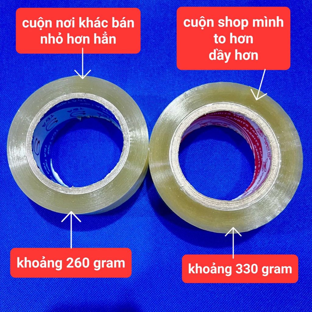 Băng keo 200 Yard, Cuộn băng dính 200 Yard to dài y hình shop đăng Yến Liên Beauty