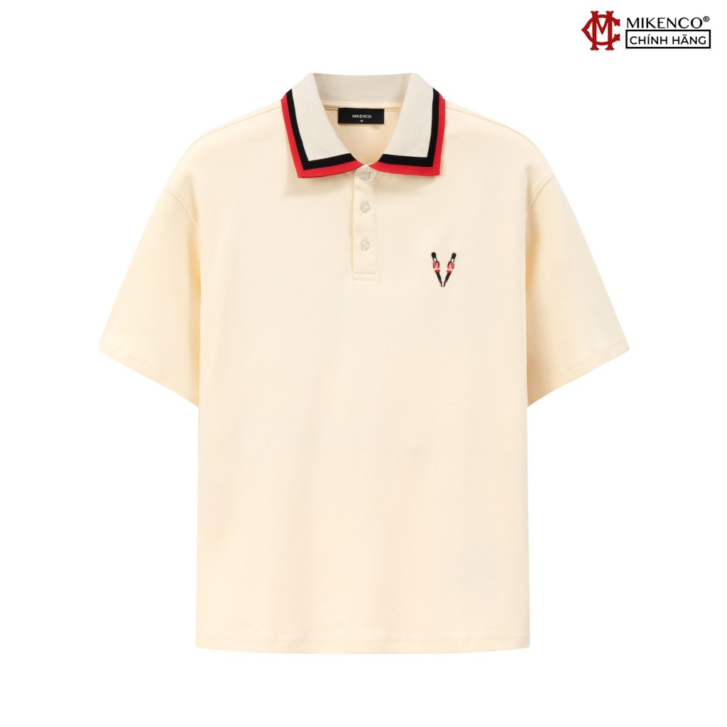 Áo phông có cổ unisex MIKENCO S&R Social Club Polo