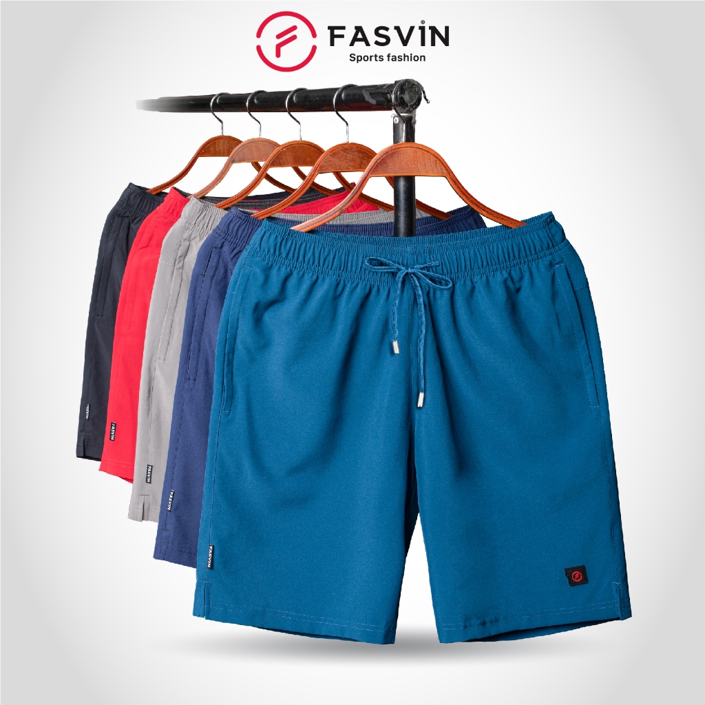 Quần short nam FASVIN thể thao vải gió thoải mái chuẩn phom siêu nhẹ Q475.HN