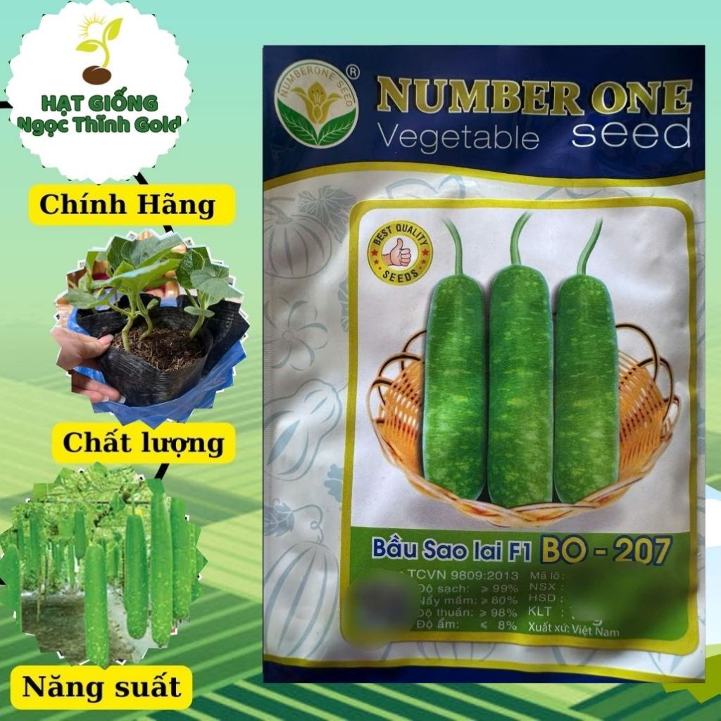 HẠT GIỐNG BẦU SAO LAI F1 BO-207 (10G)