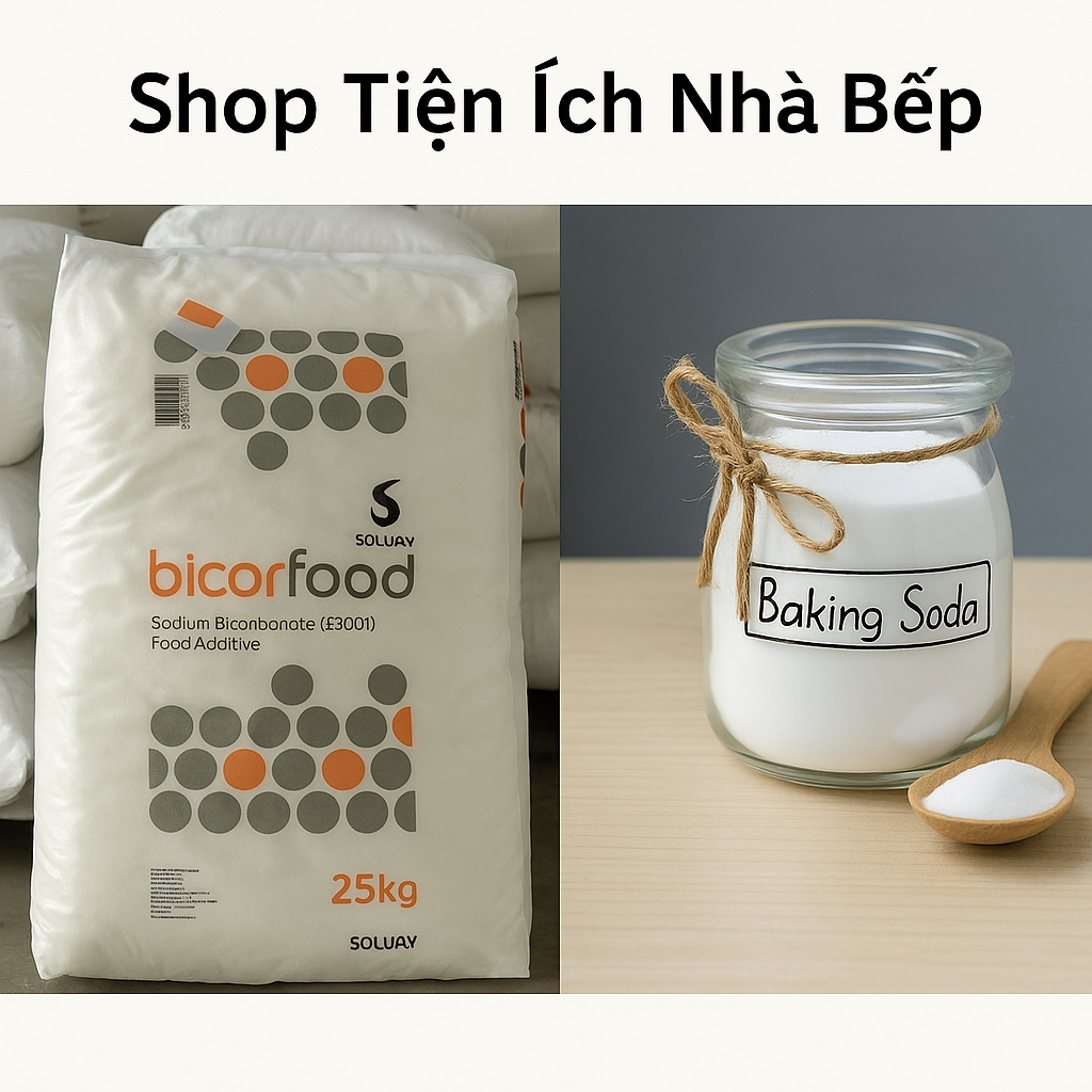 Bột Baking Soda, Bột Backing Soda, Dùng Để Làm Bánh,Tẩy Rửa, Làm Trắng Răng