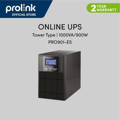 Bộ lưu điện UPS PROLINK Online PRO901ES (1000VA/900W) chống mất điện, xung nhiễu, phù hợp với mọi môi trường điện
