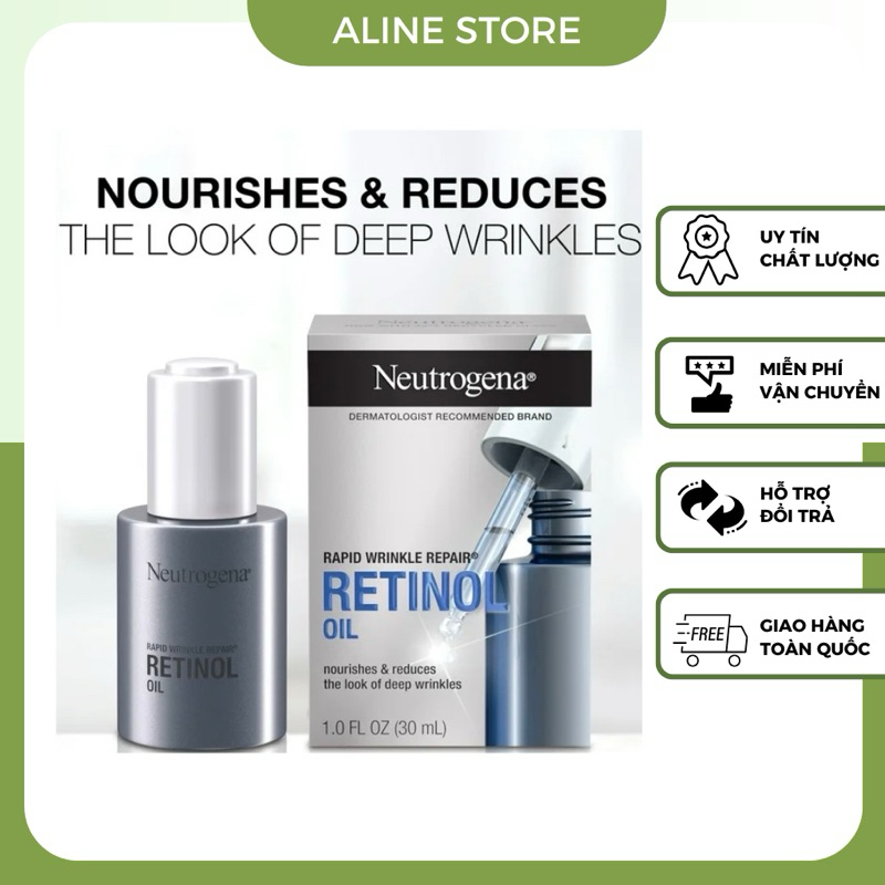 Tinh Dầu Dưỡng Retinol Chống Nhăn Neutrogena Rapid Wrinkle Repair Retinol Oil 30ml.