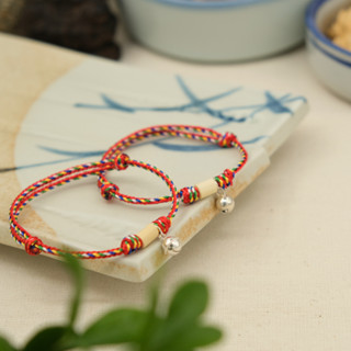   Đã thanh tẩy  Vòng ngũ sắc cho bé - Chỉ ngũ sắc cho bé lắc tay lắc chân chỉ ngũ sắc cho bé lắc chuông bạc cho bé 