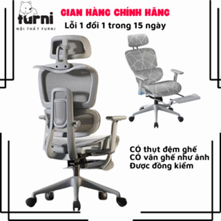 Ghế công thái học cao cấp CTH19, đệm ghế, tựa lưng điều chỉnh, kê tay 4D, cá nhân hóa với từng dáng người