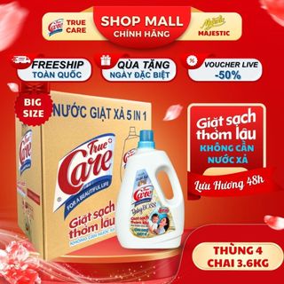  Thùng Nước Giặt Xả True Care 5in1 Hương Baby Boss 3.6Kg 